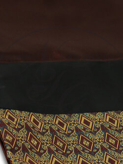 ผ้าคาดเตียงนิวบาหลี สีน้ำตาลไหม้