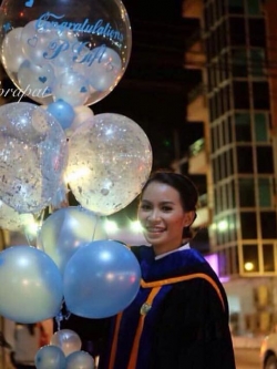 ช่อบับเบิ้ล +12นิ้ว6ใบ