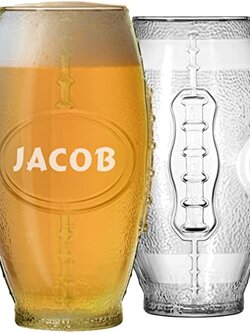Libbey Football Tumbler Beer Glass 23 oz./ 680 ml