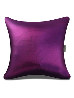 หมอนอิงทูโทนสีไทยโทน สีม่วงลูกหว้า