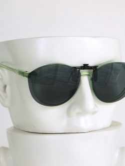 คลิปออนกันแดด Clipsster รุ่น Roundster Signature Edition เลนส์สีดำ