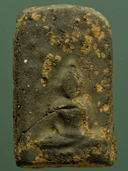 ดินผสมกระดูกผี.....พระปรกโพธิ์(พระผงพลายสมุทร) พิมพ์เล็ก พ่อท่านเจิม วัดหอยราก เนื้อดินผสมผงกระดูกผี ปี2499 นครศรีธรรมราช