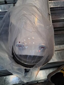 โคมถนน 2x40w แป๊ป-ขาจับ เหล็กหนา จำนวน บรรจุ 10 โคม/ลัง