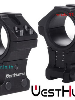 ขากล้องคุณภาพสูง ปรับสูง ต่ำใด้ ADJUSTABLE Profile Scope Mounts 11mm Rail 25.4mm/30mm Universal Scope Rings