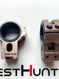 ขากล้องคุณภาพสูง High Profile 11mm Dovetail Scope Mounts Fully CNC Machining Scope Rings