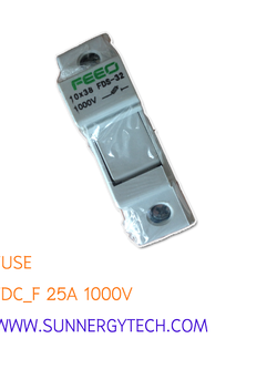 Fuse แบบ FDC_F ขนาด 25A 1000V