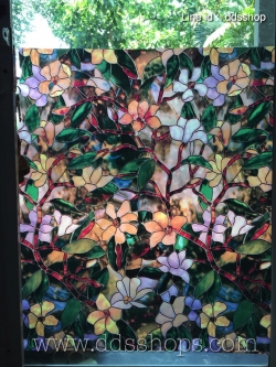 PVC สูญญากาศติดกระจก "Colorful Classic" หน้ากว้าง 90 cm x 100 cm