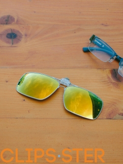 คลิปออนกันแดด Clipsster รุ่น Trapster เลนส์ส้มปรอท