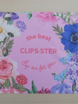 ผ้าเช็ดเลนส์แว่น Clipsster ลาย pink flowers