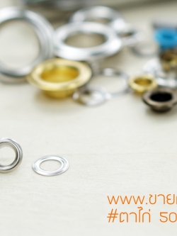 ตาไก่ NO.509B ขนาด 10.5 มิลลิเมตร เนื้อทองเหลือง สีเงิน