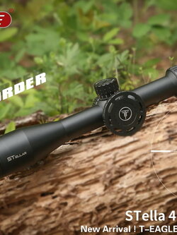 กล้องกันน้ำ กันกระแทกT-EAGLE MODEL 2022 1 STELLAR 4-16X44 FFP เส้นเล็งขยายตามซูม ชัดแจ๋วระดับ HD สินค้าแท้ประกัน 1 ปี