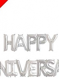 Happy Anniversary 16ตัว (สีเงิน)