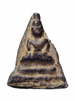 นาง(ซุ้มระฆัง) วัดอรัญญิก เนื้อชินตะกั่วสนิมแดง พิษณุโลก 63061626