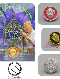 เหรียญ สี่หูห้าตา อาจารย์สุบิน นะหน้าทอง 4หู5ตา