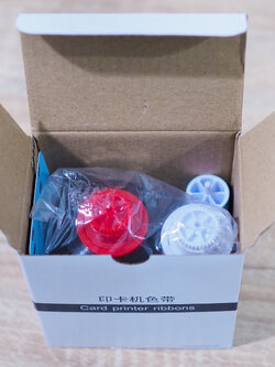 Seaory BXR.21112.CNA ริบบอนสี หมึกพิมพ์สี Full panel color ribbon YMCKO 300 Print ใช้สำหรับเครื่องพิมพ์บัตร Seaory S20 S21 S22 S22K Code CNA