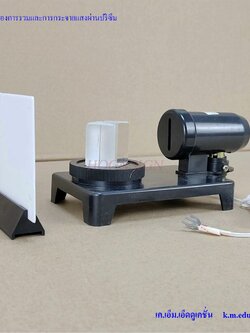 ชุดทดลองการรวมและการกระจายแสงผ่านปริซึม