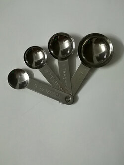 ช้อนตวง 4 ขนาด ต่อชุด