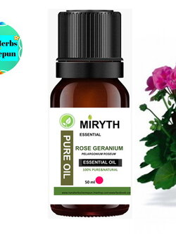 น้ำมันหอมระเหยกุหลาบเจอเรเนียม ROSE GERANIUM ESSENTIAL OIL