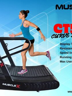 ลู่วิ่งโค้ง Curve Treadmill Commercial