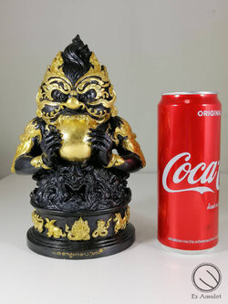 พระราหู ทรงฤทธิ์ บูชาขนาด 3 นิ้ว หลวงพ่อคล้อย อโนโม