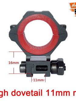 Discovery universal 25.4mm 30mm 34mm Laser Rifle High Profile For Dovetail Scope Mount and Ring ขาจับกล้องรุ่นแข็งแรงพิเศษ สำหรับ ราง 11 mm.