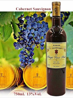 Knight Black Horse ไนท์ แบล็ค ฮอร์ส ไวน์แดง Red Wine Cabemet Sauvignon