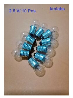 หลอดไฟขนาด 2.5 V.