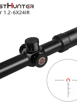 กล้องติดปืน WESTHUNTER WT-Y 1.2-6X24IR scope Compact