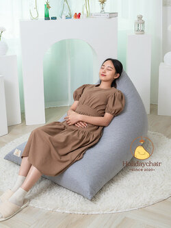 เบาะนั่งเม็ดโฟม บีนแบ็ก ทรงสามเหลี่ยม เก้าอี้เม็ดโฟม bean bag เก้าอี้บีนแบ็ก เบาะเม็ดโฟม โซฟาบีนแบค บีนแบค เก้าอี้พักผ่อน เก้าอี้มินิมอล รุ่น HCS-004