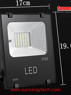 LED Solar flood light ขนาด 20W รุ่น STCLF-TYGS20W