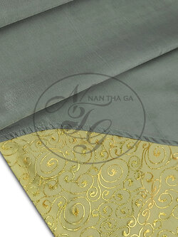 ผ้าคาดเตียงเอมอร สีเเทาสวาด