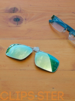 คลิปออนกันแดด Clipsster รุ่น Trapster เลนส์เขียวปรอท