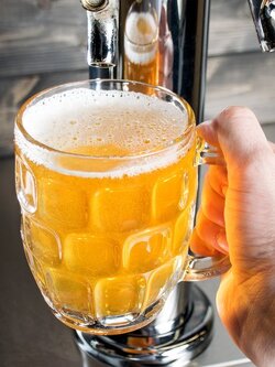 Libbey Dimple Stein Mug Beer Glass 19.25 oz./ 569 ml