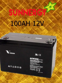 แบตเตอรี่ขนาด 100Ah 12V ชนิด Deep Cycle - AGM