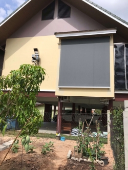 ผ้าใบ Drop Down สามารถกางแขน