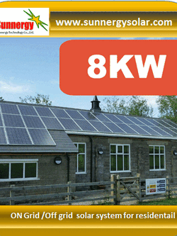 8KW on grid solar system ลดค่าไฟฟ้า