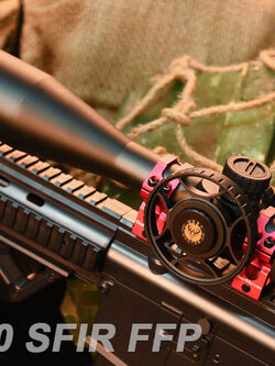 กล้องติดปืน WEST HUNTER WHI 4-16X50 FFP scope เส้นเล็งขยายตามซูม สินค้าแท้ รับประกัน 1 ปี.