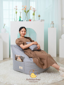 เก้าอี้เม็ดโฟม เบาะนั่งเม็ดโฟม ทรงอาร์มแชร์ บีนแบ็ก โซฟานั่งเล่น bean bag บีนแบค เก้าอี้บีนแบ็ก beanbag chair เบาะเม็ดโฟม เก้าอี้พักผ่อน เก้าอี้มินิมอล โซฟาเม็ดโฟม รุ่น HCS-011