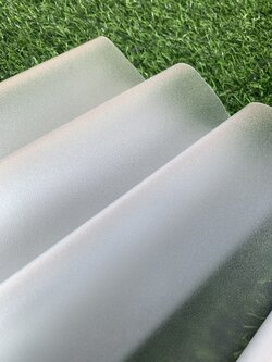 ฟิล์มสุญญากาศติดกระจก "WS028 ฝ้าขุ่นสำหรับสำนักงาน" หน้ากว้าง 90cm x 100cm