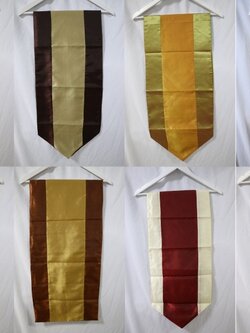 รวมแบบผ้าคาดเตียง ผ้าคาดเตียงทูโทน