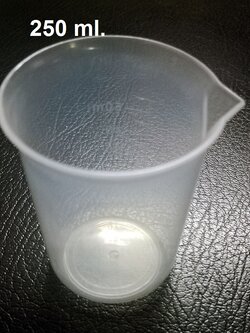 บีกเกอร์พลาสติกขนาด250มล.