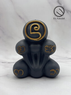 พระปิดตากระดูกผี ขนาดบูชา3นิ้ว 3หนาน