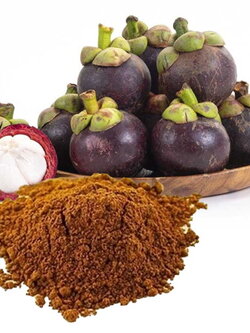 ผงเปลือกมังคุด DRIED MANGOSTEEN PEEL POWDER