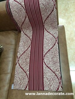 ผ้าคาดเตียงลายโมเดิร์นคลาสสิค ขนาด 35*250 ซม.