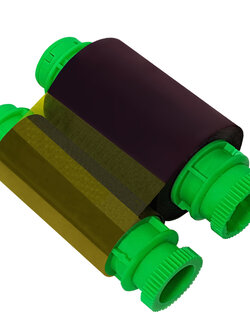 POINTMAN 66200740 ริบบอนสี Color ribbon YMCKO เครื่องพิมพ์ใช้สำหรับ เครื่องพิมพ์บัตร Pointman N20 และ N30