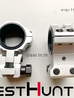 ขากล้องคุณภาพสูง ปรับสูง ต่ำใด้ ADJUSTABLE Profile Scope Mounts 11mm Rail 25.4mm/30mm Universal Scope Rings