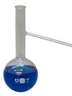 ขวดแก้วก้นกลมแบบมีแขน 500 มล.