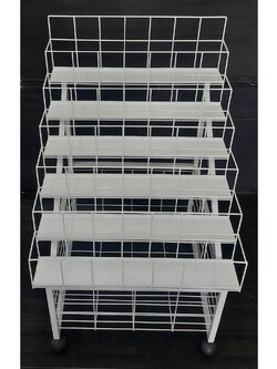 ชั้นวางขวด 6 ชั้น ขนาด 60x60x100cm. ชั้นวางขวดน้ำมัน ชั้นวางขวดน้ำอัดลม ชั้นวางขวด ชั้นวางสีสเปรย์กระป๋อง ชั้นวาง 6ขั้น