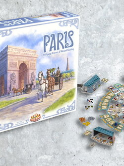 Paris Deluxe Kickstarter บอร์ดเกม ของแท้—ซีลขาดเล็กน้อย