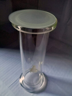 กระบอกแก้วเก็บก๊าซ